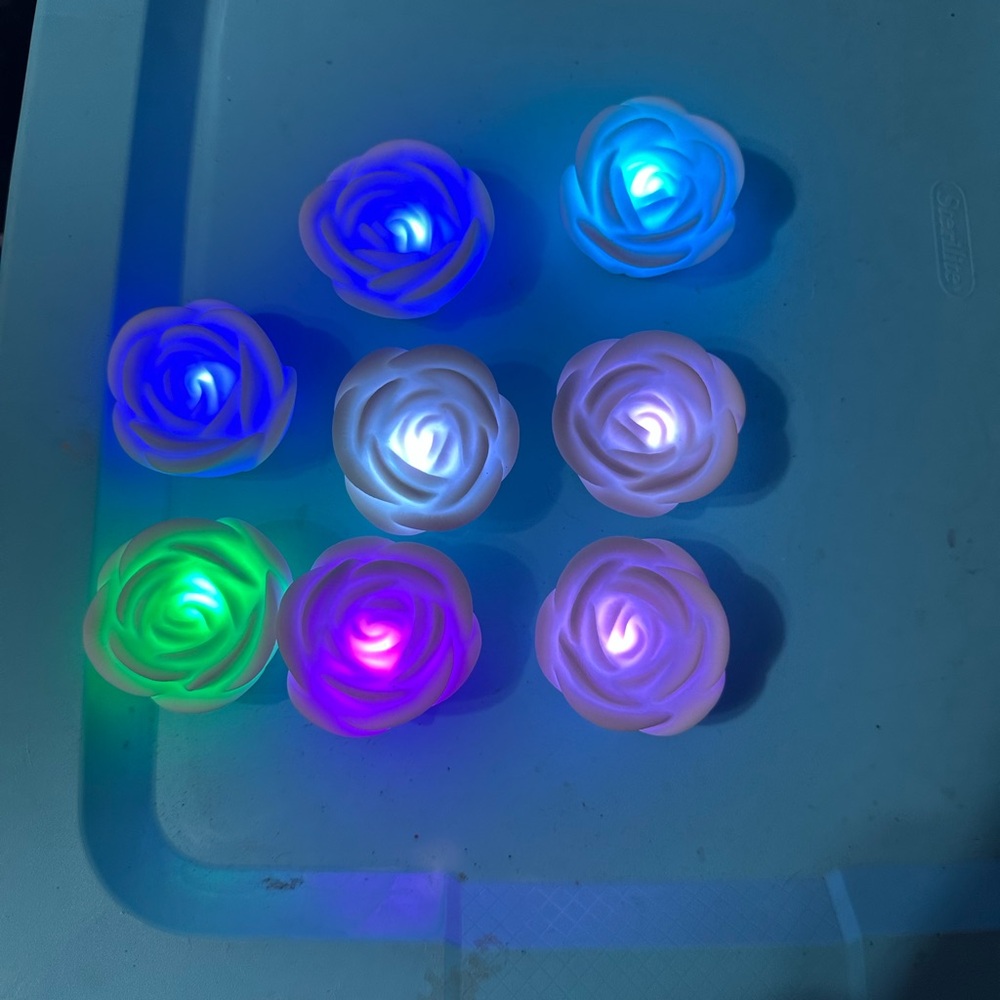 Colorful LED Rose Lights